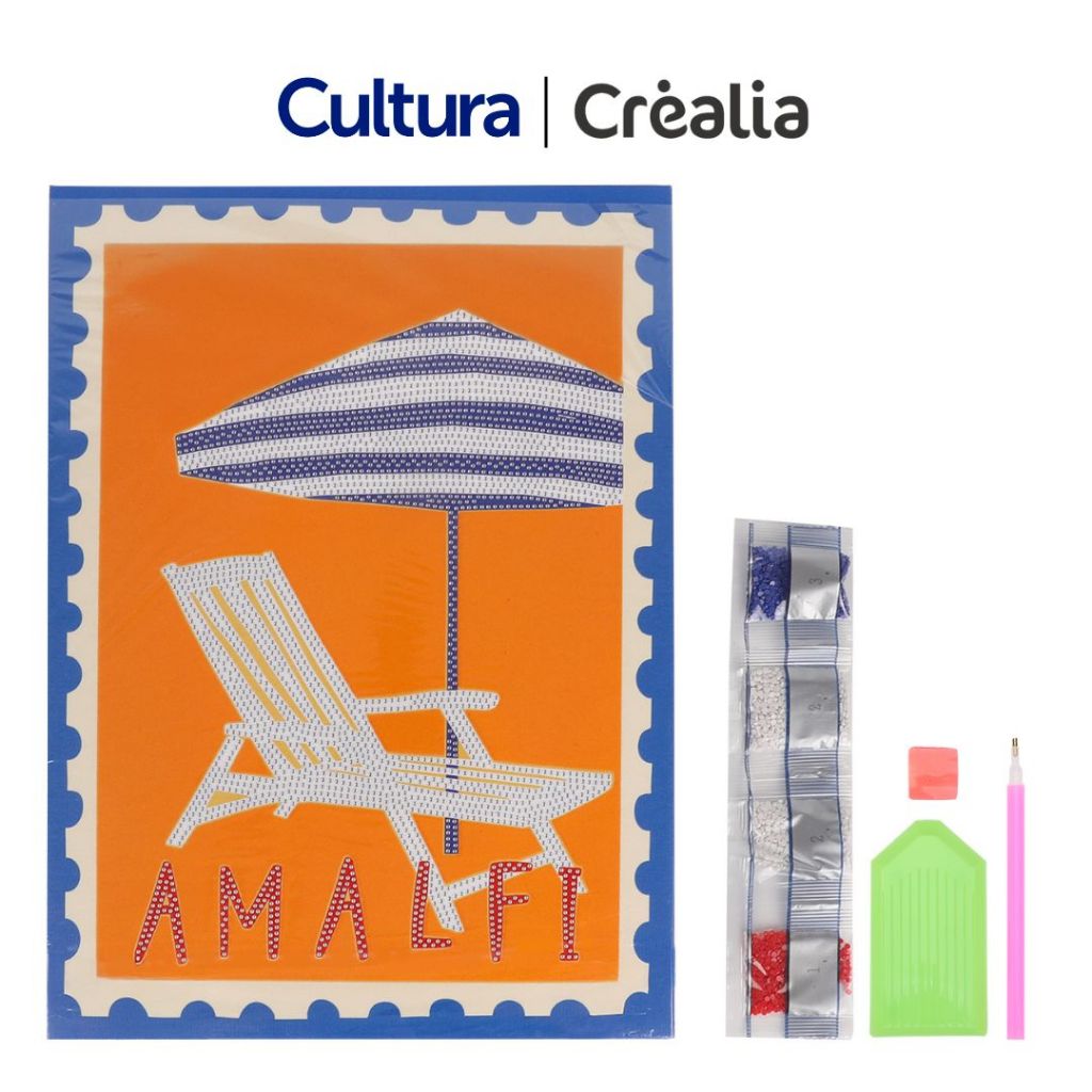 CREALIA DIAMOND PAINTING - AMALFI 30X40 ครอสติสคริสตัล ลายวิวชายฝั่งอามัลฟี