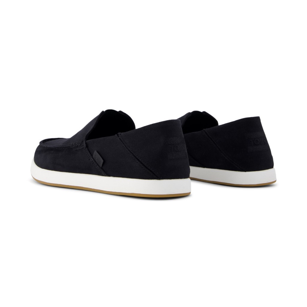TOMS حذاء رجالي Alonso Loafer تويل — أسود — صورة 5