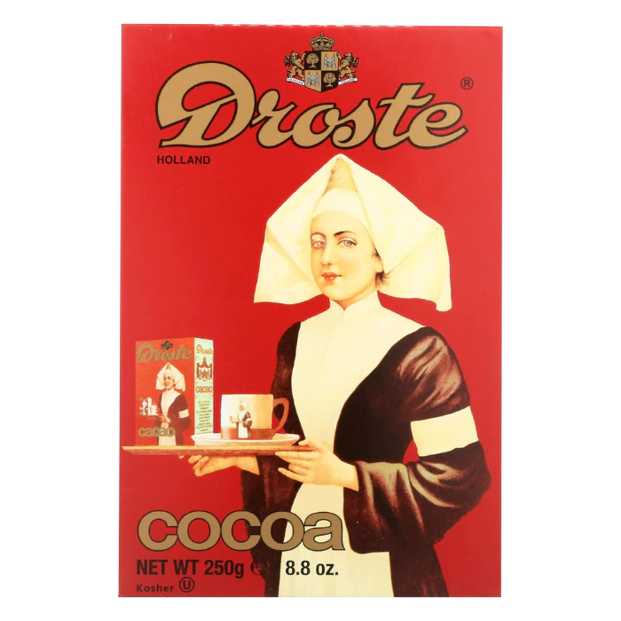 โดรสเต้โกโก้พาวเดอร์ โกโก้แท้ 100% โกโก้นางพยาบาล - Droste glutenfree cocoa powder for chocolate drink and pastry, 250g