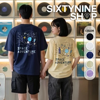 พร้อมส่ง เสื้อยืดพิมพ์ลาย "Space"