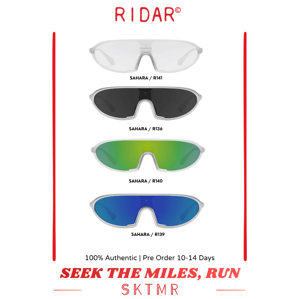 [PreOrder 10-21 วัน] แว่น Ridar รุ่น SAHARA [ของแท้ นำเข้า จากS.Korea]