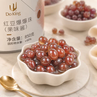 Doking ไข่มุกป๊อปถั่วแดง Red Beans Poppong Boba 850 กรัม