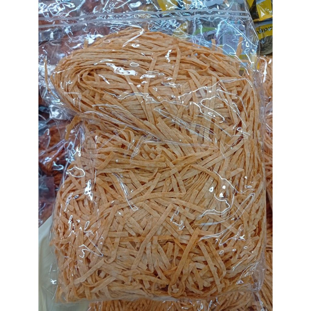 ขนมเส้นทาโร่ หอมอร่อย หวานมันกลมกล่อมลงตัว รส บาบีคิว รส ปูอัด บรรจุห่อใหญ่ สะใจ ขนาด 500 กรัม