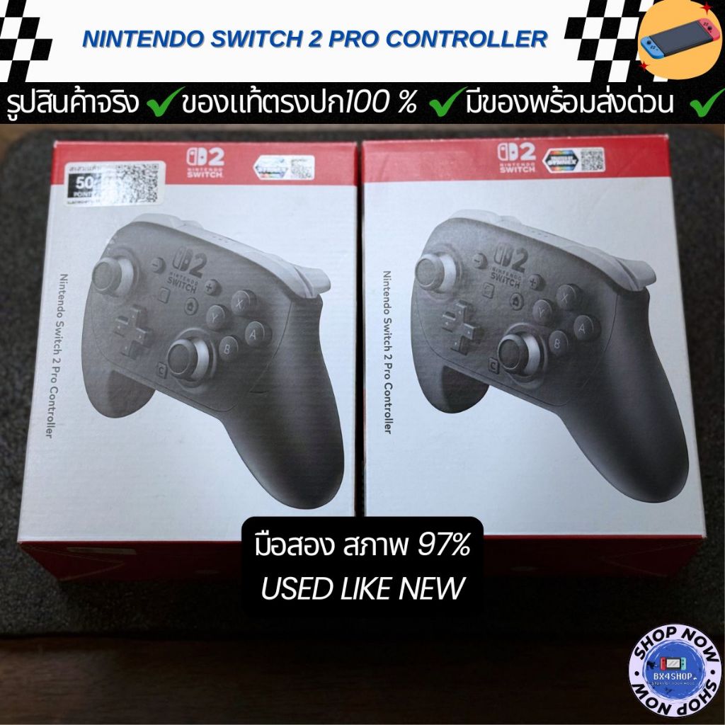 Nintendo switch 2 Pro controller 2  ของแท้มือสอง สภาพ 95%
