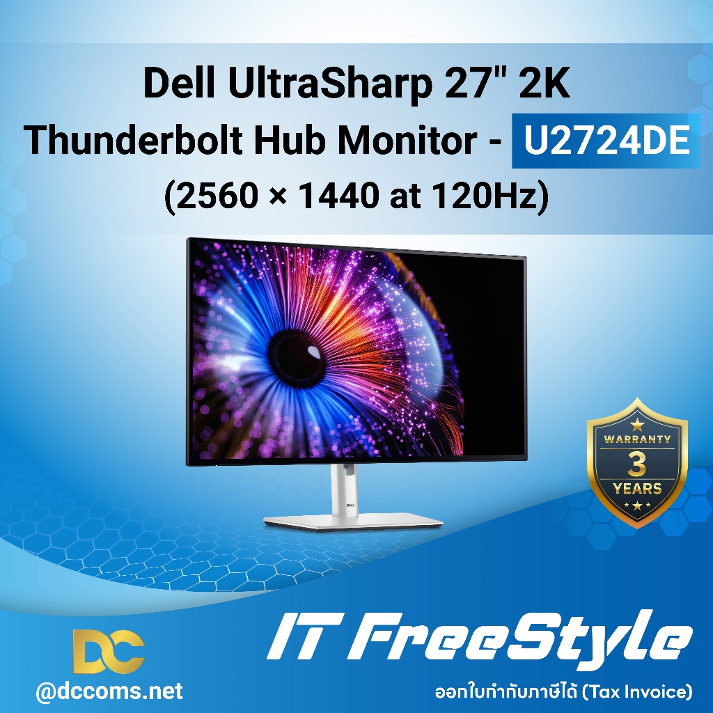 Dell UltraSharp 27 Thunderbolt™ Hub Monitor - U2724DE
