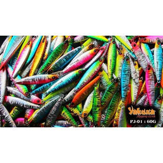 เหยื่อจิ๊ก Yakuza PJ-01 Metal Jig Lure 20g-80g เหยื่อปลอมตกปลาทะเล สำหรับ Light Jigging