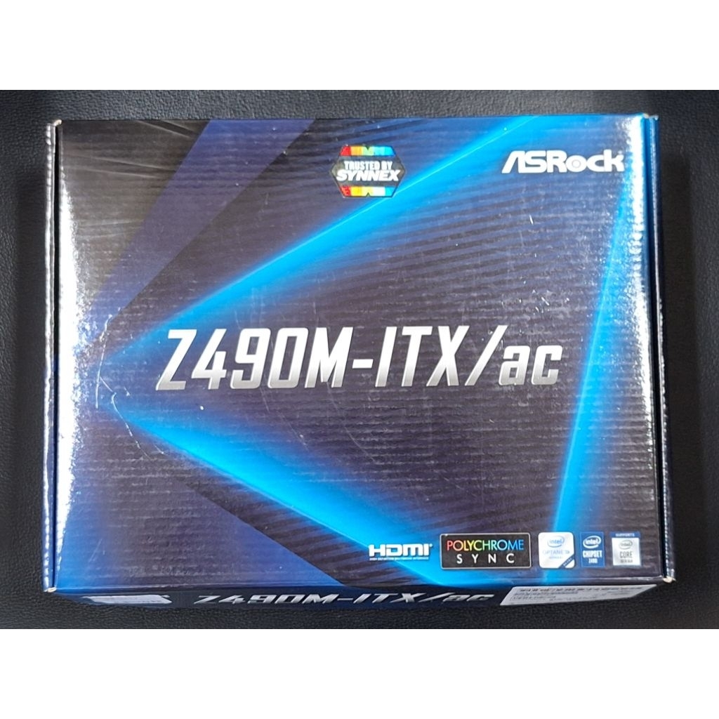 เมนบอร์ด มือ✌️MAINBOARD 1200 ASROCK Z490M-ITX/AC