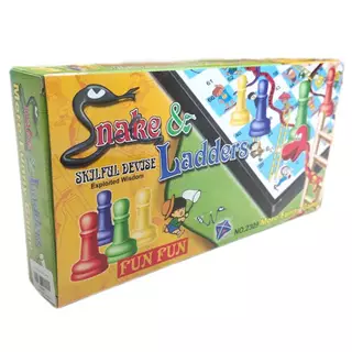 เกมส์บันไดงู (แม่เหล็ก) Snake&Ladders เกมส์กระดาน กระดานแม่เหล็ก ขนาดกระดาน 26X26 cm. พร้อมส่ง 2309P1