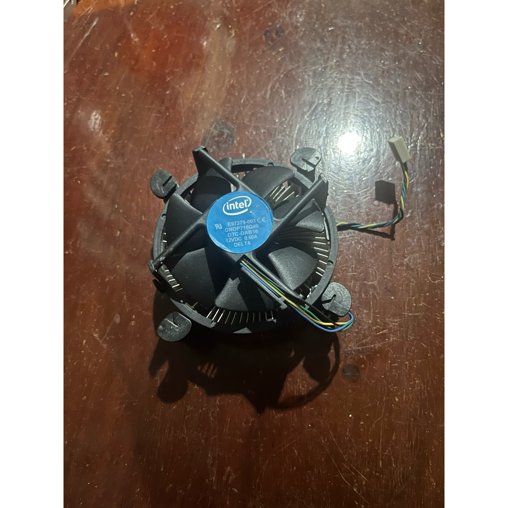 Heatsink(ซิงค์ระบายความร้อน) Intel stock cooler (อะลูมิเนียม) สำหรับ cpu gen 2-9