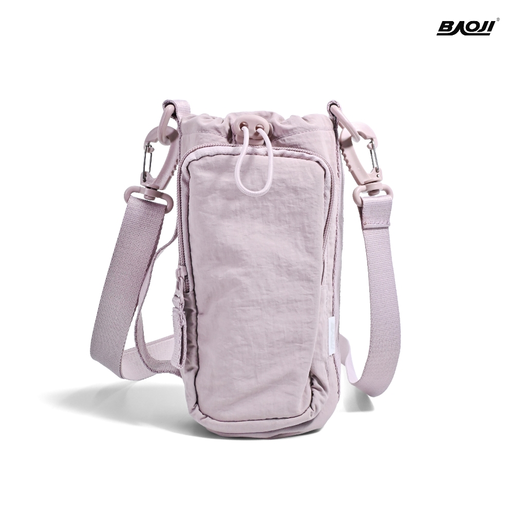BAOJI บาโอจิ กระเป๋าสะพายข้าง รุ่น BBJRBT-007 Crossbody Bag กระเป๋ามินิ กันน้ำ ใส่ขวดน้ำ กระบอกน้ำ มือถือได้ ปรับสายได้