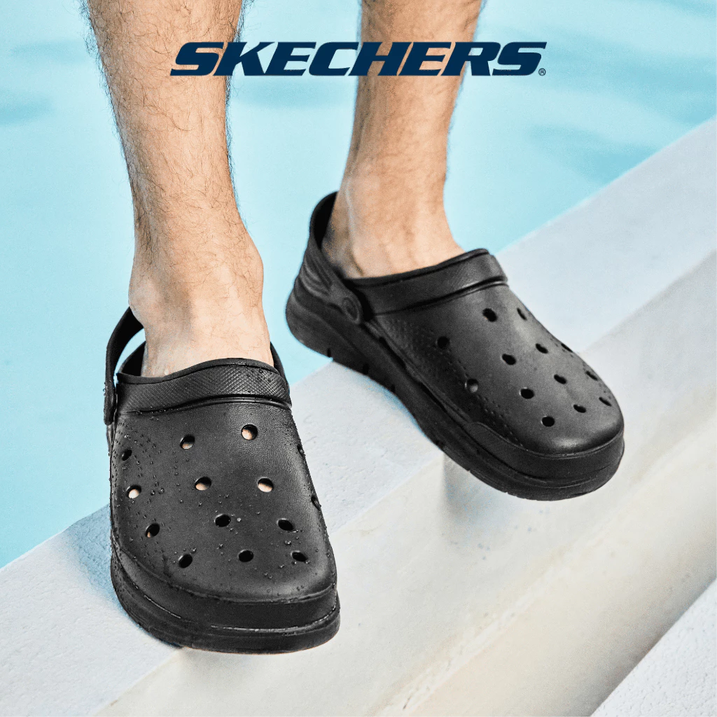 Skechers สเก็ตเชอร์ส รองเท้าแตะผู้ชาย Men Foamies Arch Fit Valiant Sandals - 243160-BBK (latest)