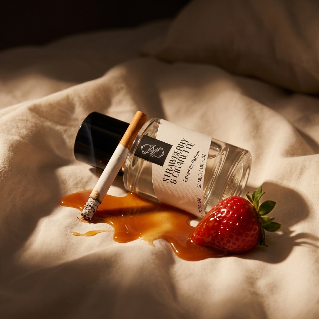 STRAWBERRY & CIGARETTE กลิ่นสตรอเบอรี่ ควันบุหรี่ ความขัดแย้งที่ลงตัว 30ml KSH PERFUME
