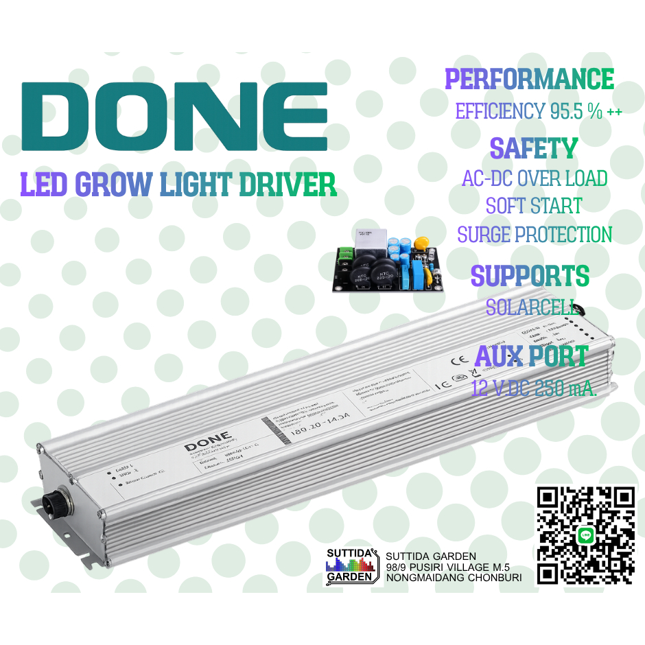 DRIVER LED GROW LIGHT DONE 500W