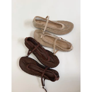 [พร้อมส่ง] WEAR.SOUL #S688-STELLA Sparkle Mesh Flats