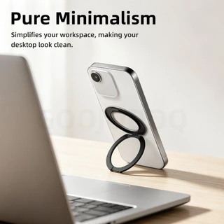 GOOJODOQ ที่วางโทรศัพท์ Phone holder โลหะ 360° Phone Grips โลหะ 360° บางเฉียบและพกพาสะดวก