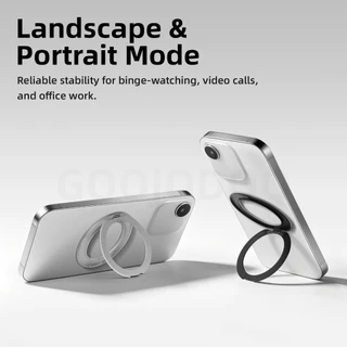 GOOJODOQ ที่วางโทรศัพท์ Phone holder โลหะ 360° Phone Grips โลหะ 360° บางเฉียบและพกพาสะดวก
