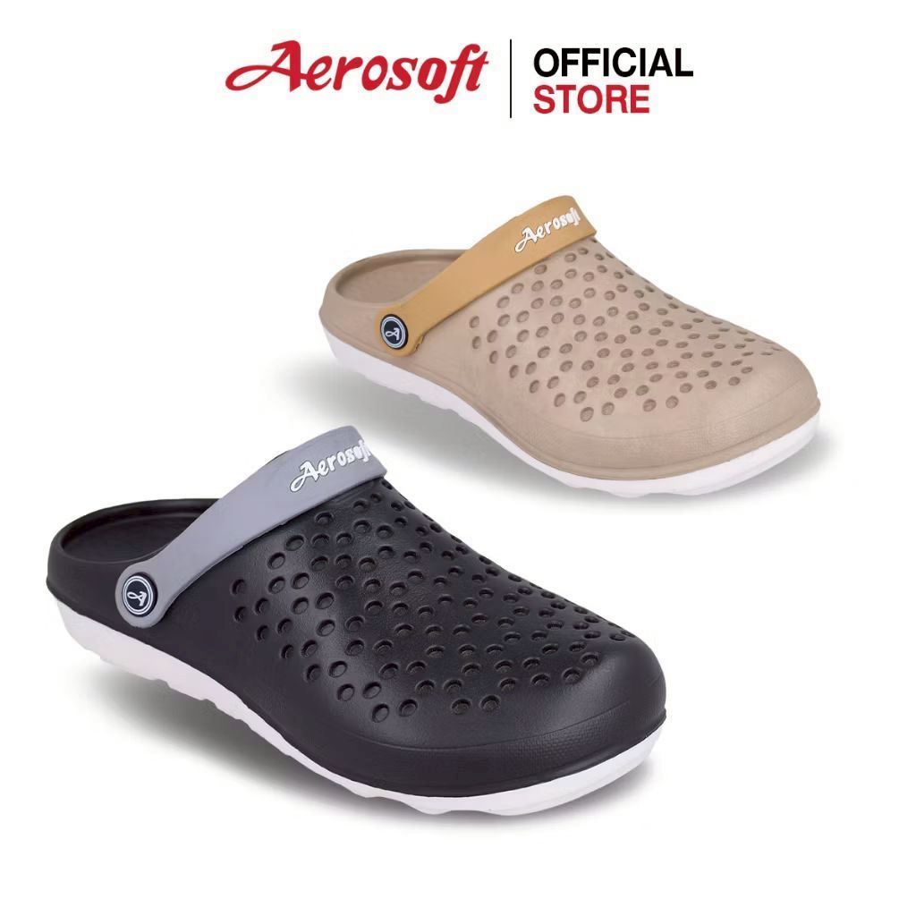Aerosoftรองเท้าหัวโตใส่ได้ทั้งชายและผู้หญิงเพื่อสุขภาพ รัดส้นมีรูระบายอากาศ แอโร่ซอฟ รุ่นU0220 พื้นนุ่มพิเศษใส่สบายเท้า