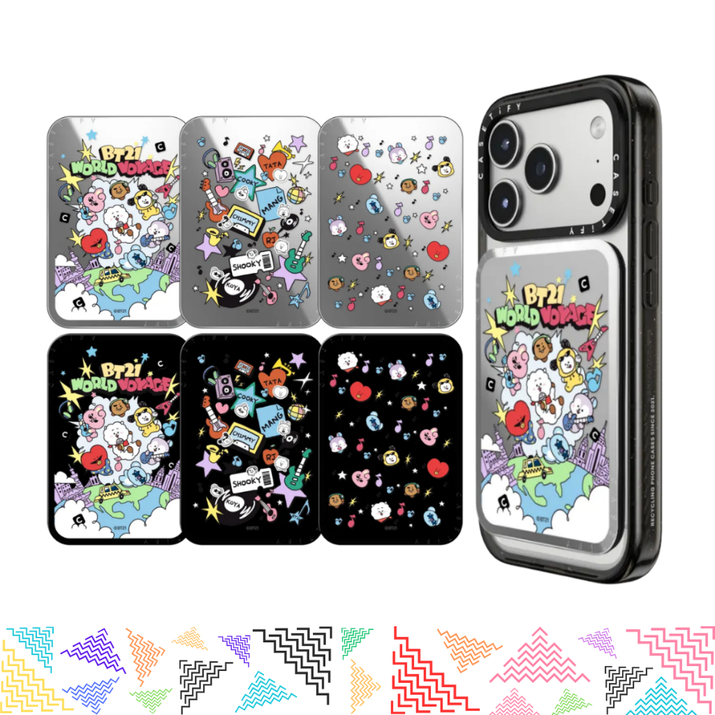 อุปกรณ์ CASETiFY | BT21 Snappy Cardholder Stand [BT21] แท้ พร้อมส่ง