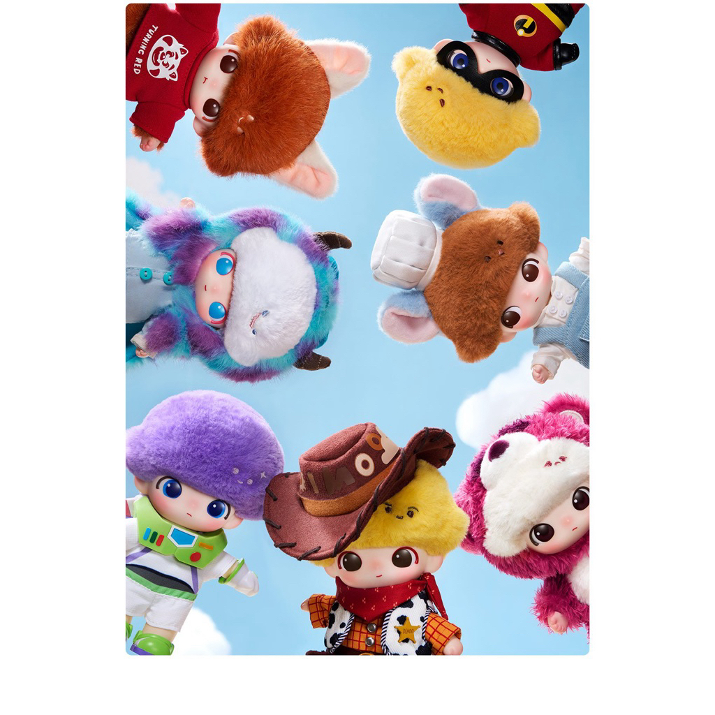 [พร้อมส่ง/ระบุตัว]พวงกุญแจดีมู่ WORLD × PIXAR