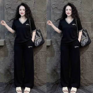 ชุดเซ็ท คอวีปักอังกฤษ B505 ฟรีไซร์ สาวอวบใส่ได้