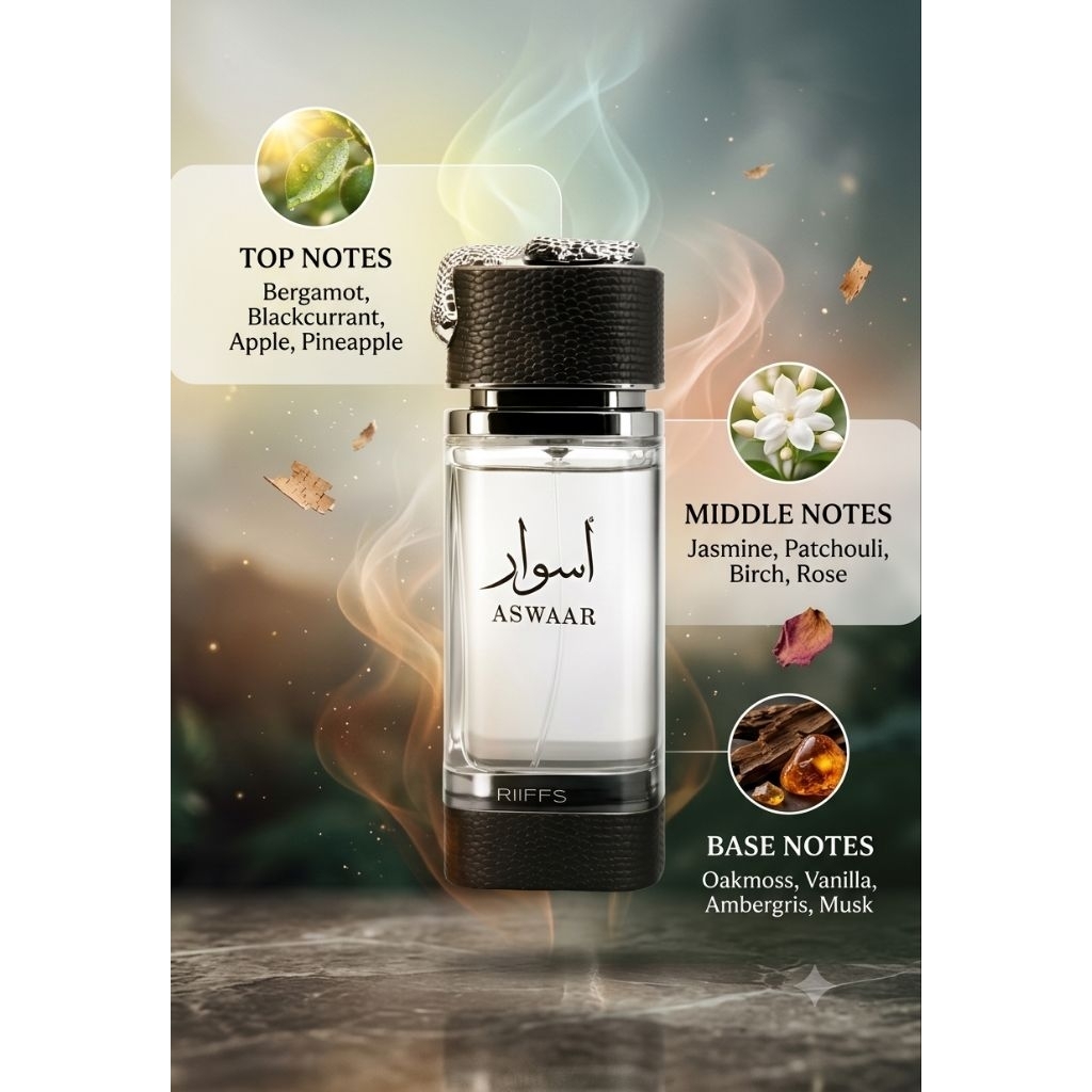 Aswaar by Riffs perfume 100ml original Arabic perfume