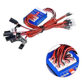 หลอดไฟ LED ชนิด Smart ทำงานตามรีโมท 12 หลอด สำหรับติดรถบังคับ
