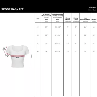 Merge Official - Scoop Baby Tee (พร้อมส่ง)