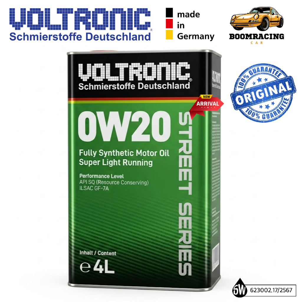 VOLTRONIC 0W20 STREET SERIES API SQ RC FULLY SYNTHETIC Made in Germany 100%