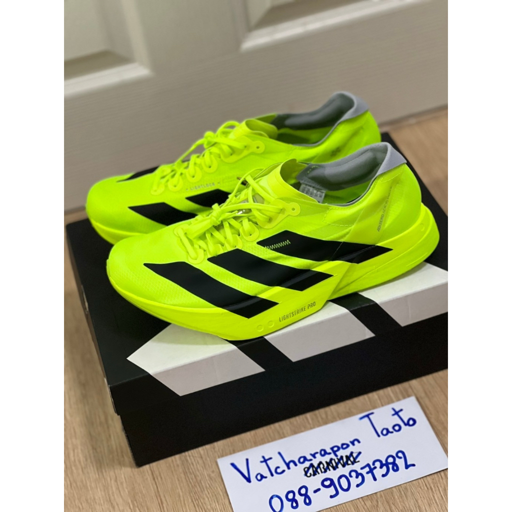 [ PREORDER ] รองเท้าวิ่ง Adidas Adizero Adios Pro 4 Lucid Lemon JR6364 มือ1 ของแท้ 100%
