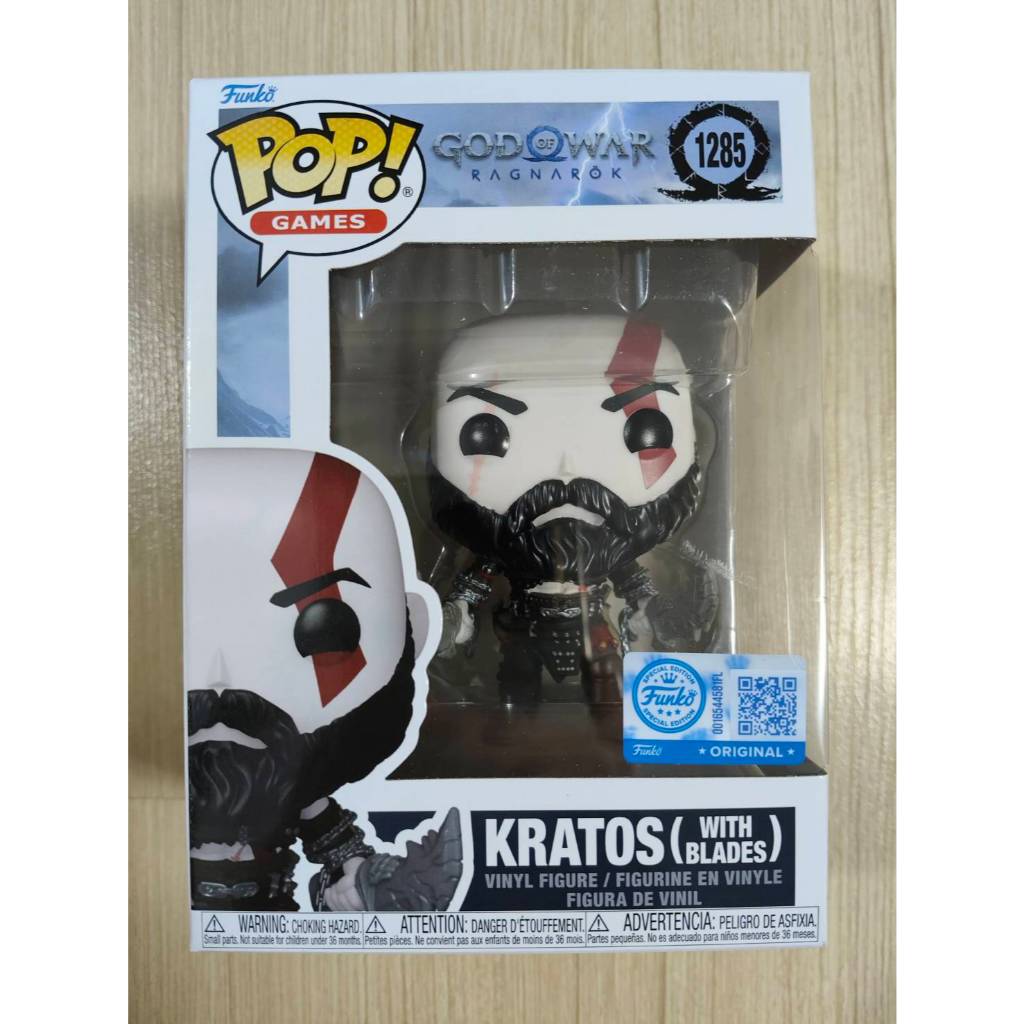 Funko Pop! Games Kratos (with blades) God of War Ragnarok #1285 ของแท้ เบอร์ 1285 Funko Pop
