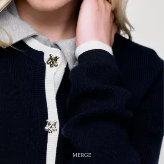 Merge Official - Crossy Knit Cardigan (พร้อมส่ง)