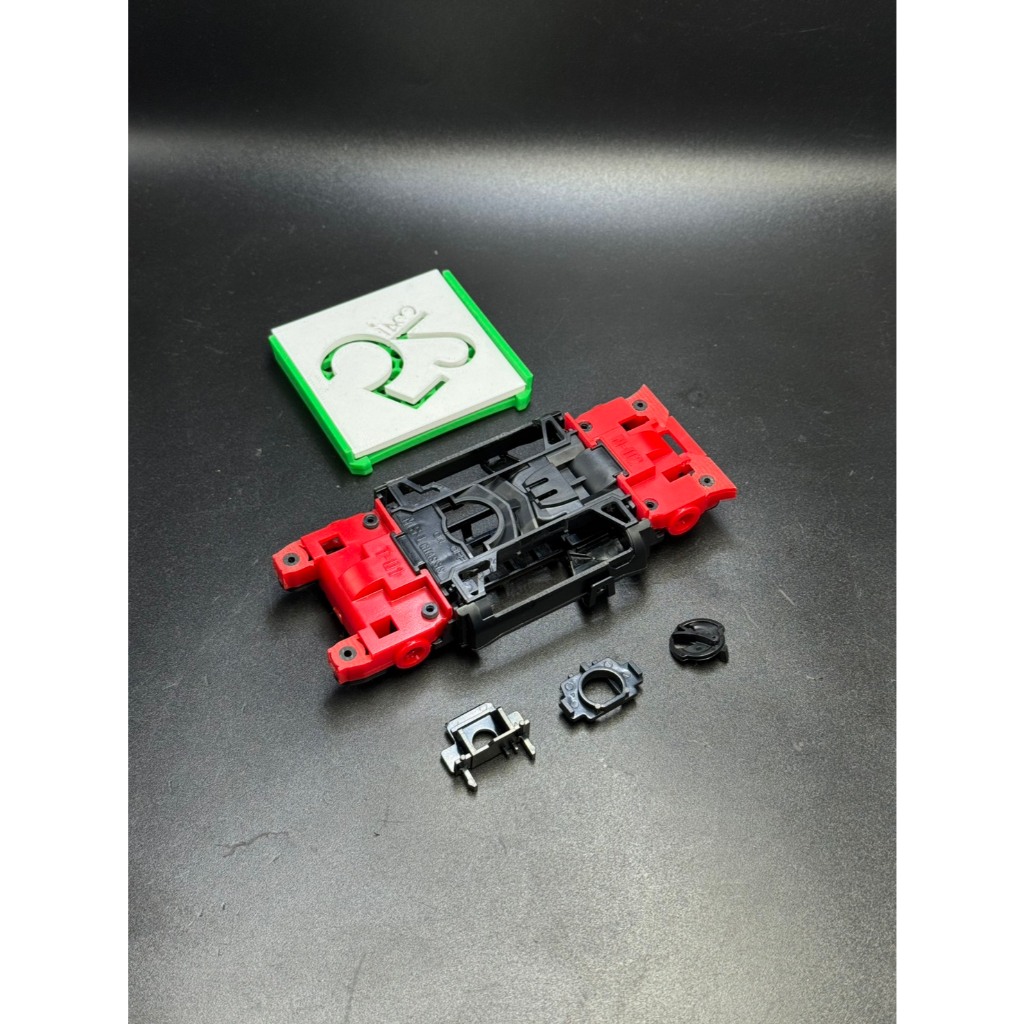 Tamiya mini 4WD MS-L Suspension (red black)