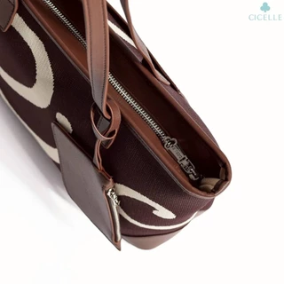 กระเป๋า Tote Bag ผ้าทอหนา แบรนด์ CICELLE (ซีเซล) 1678