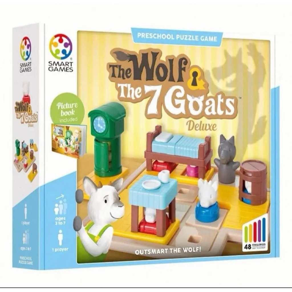 Smart Games | The Wolf & 7 Young Goats 🐑🦊