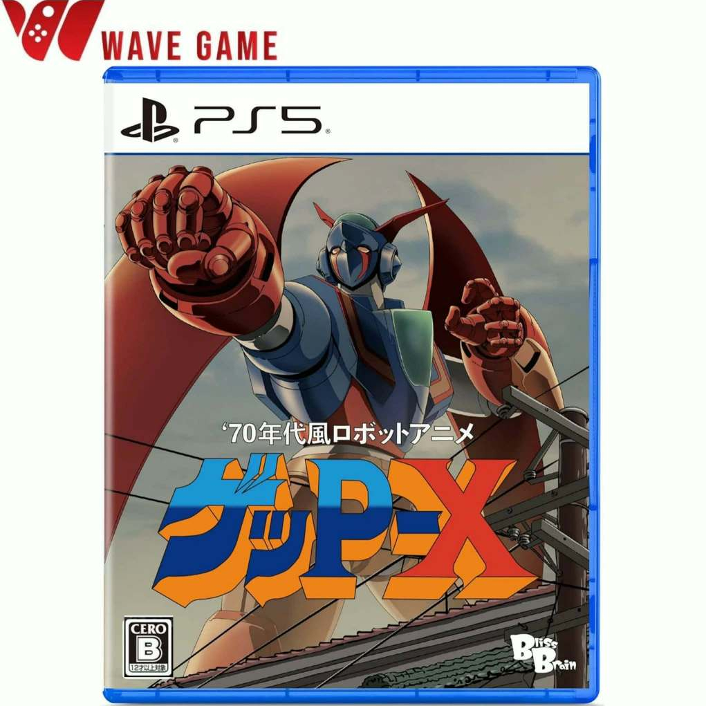 ps5 70s style robot anime geppy x ( english japanese )