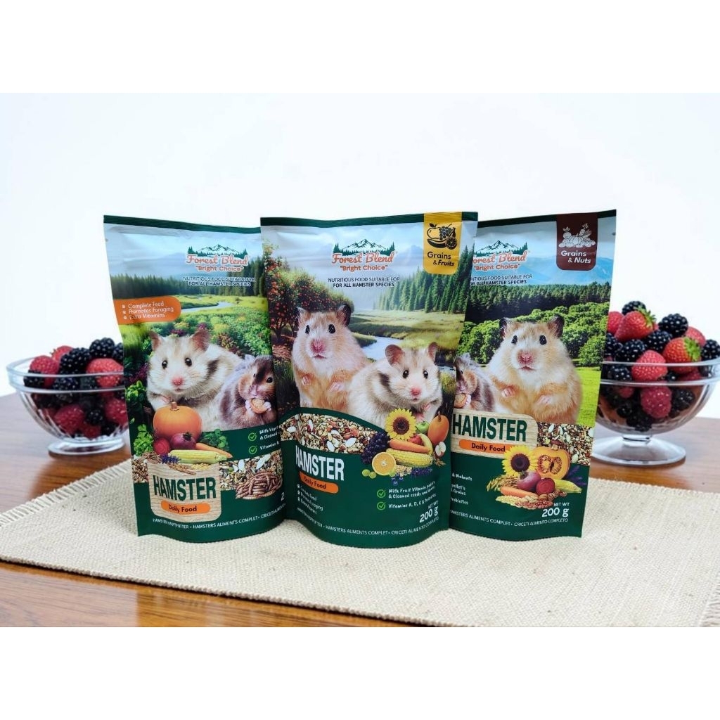 Forert Blend Hamster DqiIyFood  200g อาหารหนูแฮมเตอร์ หนูทุกสายพันธุ์