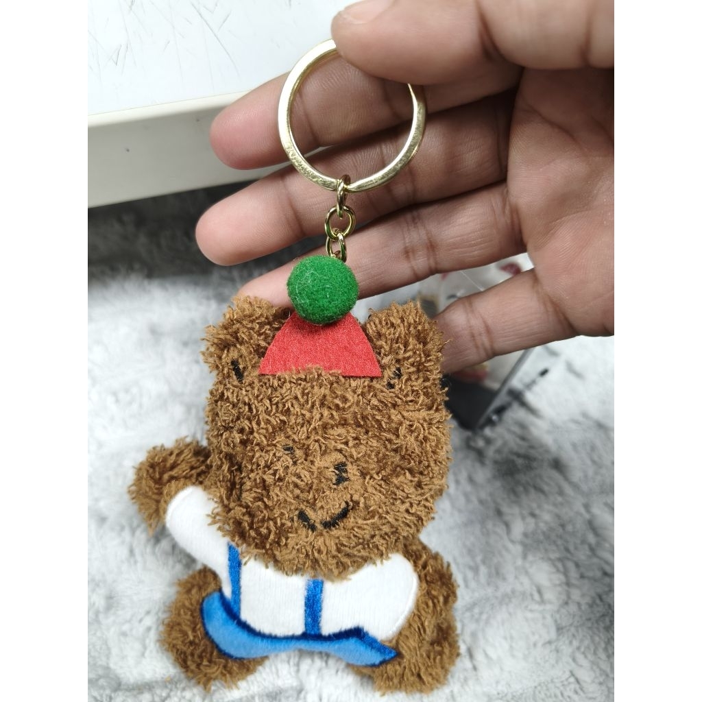 พวงกุญแจตุ๊กตาหมี (Teddy Bear Plush Keychain)