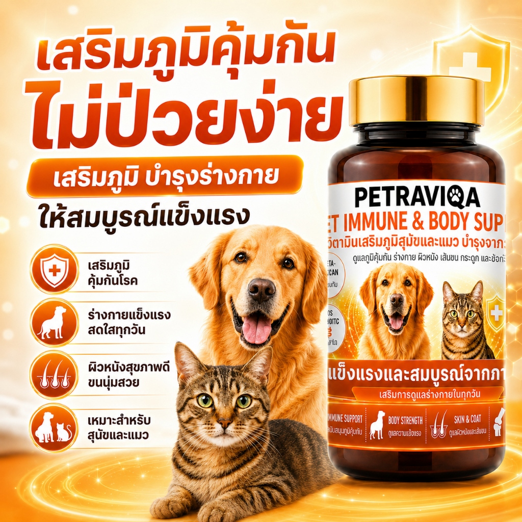 Petraviqa Beta Glucan+Lysine วิตามินเสริมภูมิ ไม่ป่วยง่าย รูปที่ 2