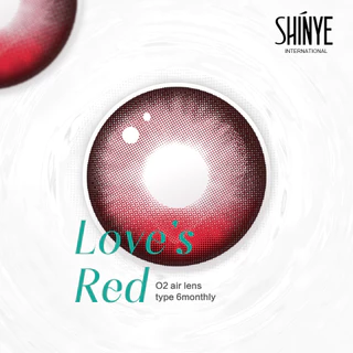 【Red Series】คอนแทคเลนส์ Wine Red / Sechuctive Violet /Lollipop Pink ตาใหญ่ ลายฮิต ขายดีมาก แบบพิมพ์ที่ขายดีจากญี่