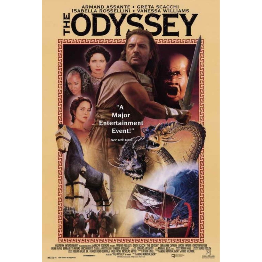 DVD ปก+สกรีนแผ่น The Odyssey (1997) มหากาพย์สะท้านภิภพ