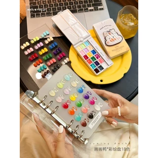 [พร้อมส่งจากไทย] สีเจลเนื้อครีม สำหรับทาเล็บ เพ้นท์เล็บ Nail & Yolly 18 สี