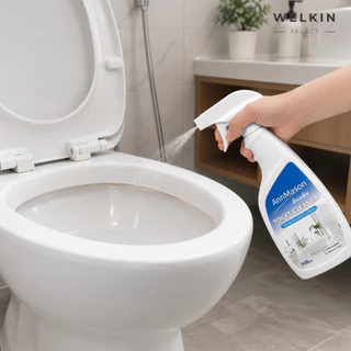 Welkinselect QJJ-01 500ml น้ำยาล้างห้องน้ำ น้ำยาทำความสะอาดห้องน้ำ น้ำยาล้างโถสุขภัณฑ์ สเปรย์ทำความสะอาดห้องน้ำ