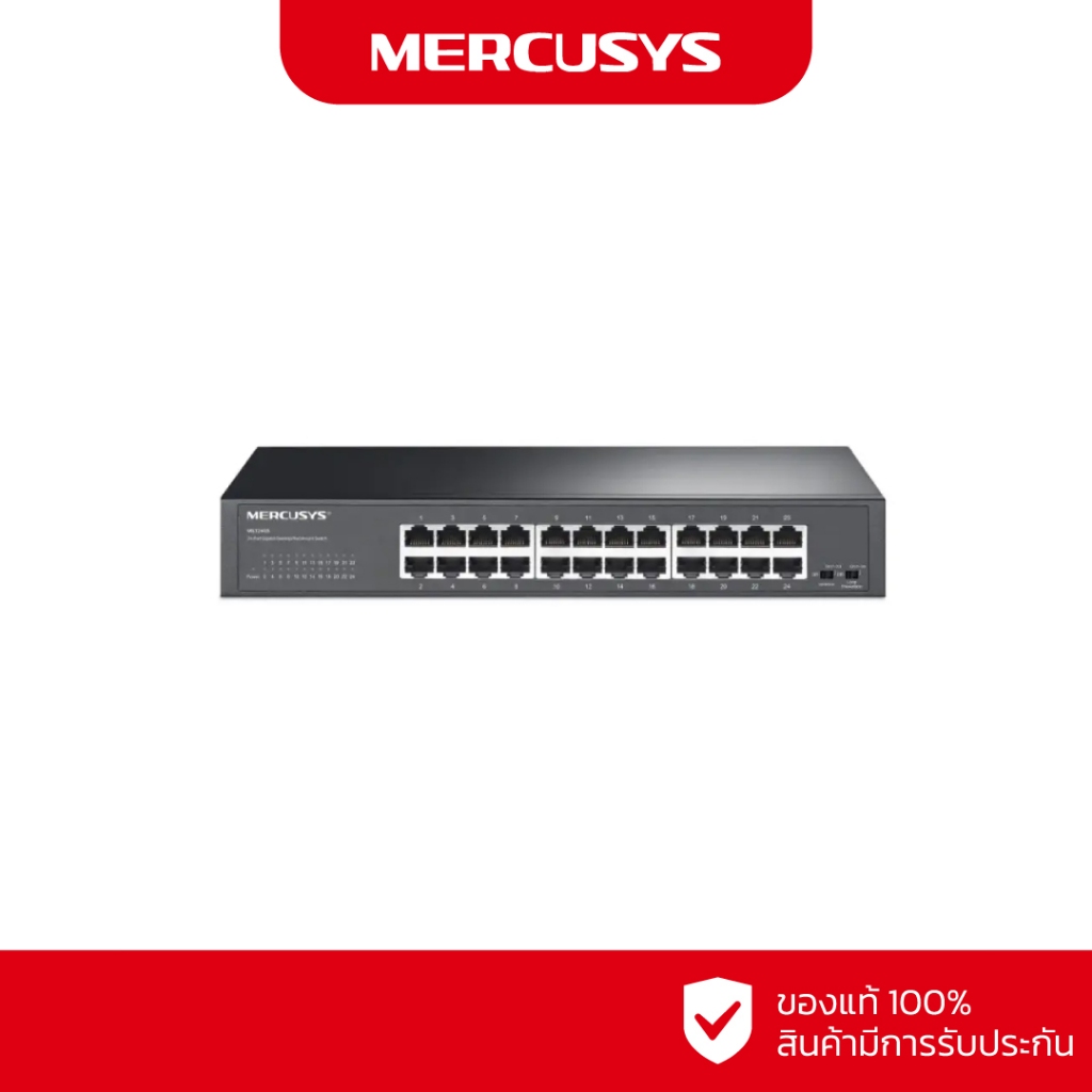 Mercusys MS124GS 24-Port Gigabit Desktop/Rackmount Switch