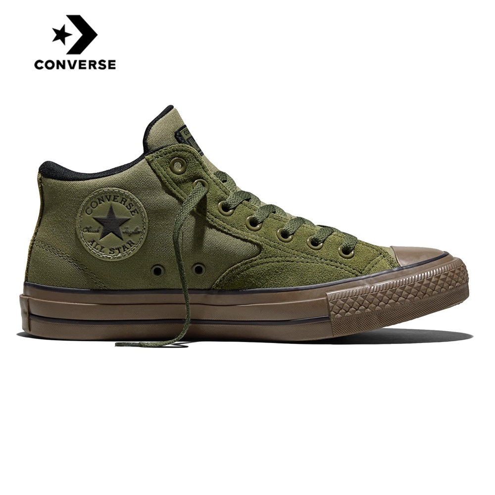 CONVERSE รองเท้า Chuck Taylor All Star Malden Street Canvas With Suede Sport Mid - Green [A19197CM_F6GNXX]