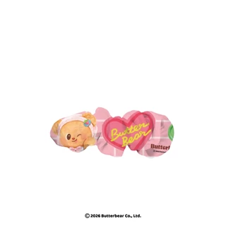 [OCEAN x BUTTERBEAR] เซตขวดโหล BUTTERBEAR RAINY COZY JAR W/PINK SCRUNCHIE SET