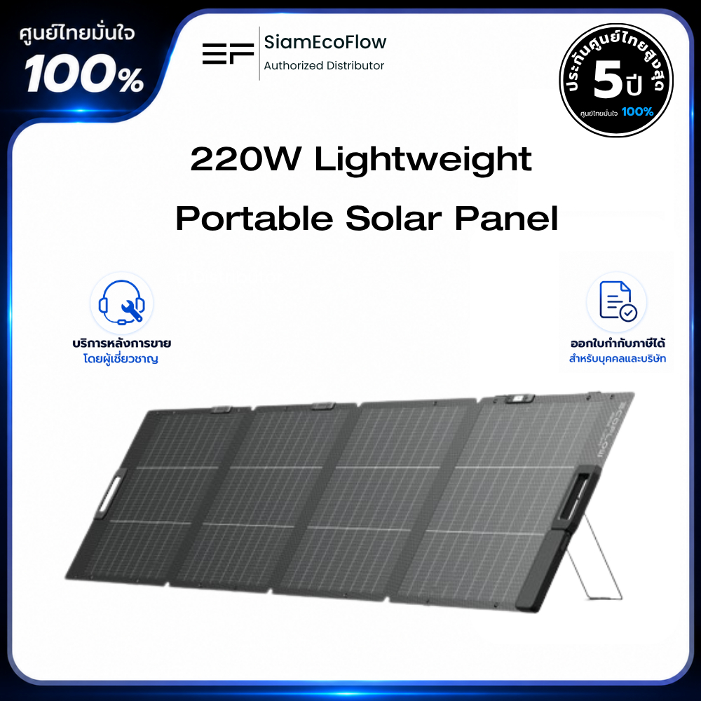 EcoFlow 220W  Lightweight  Portable Solar Panel