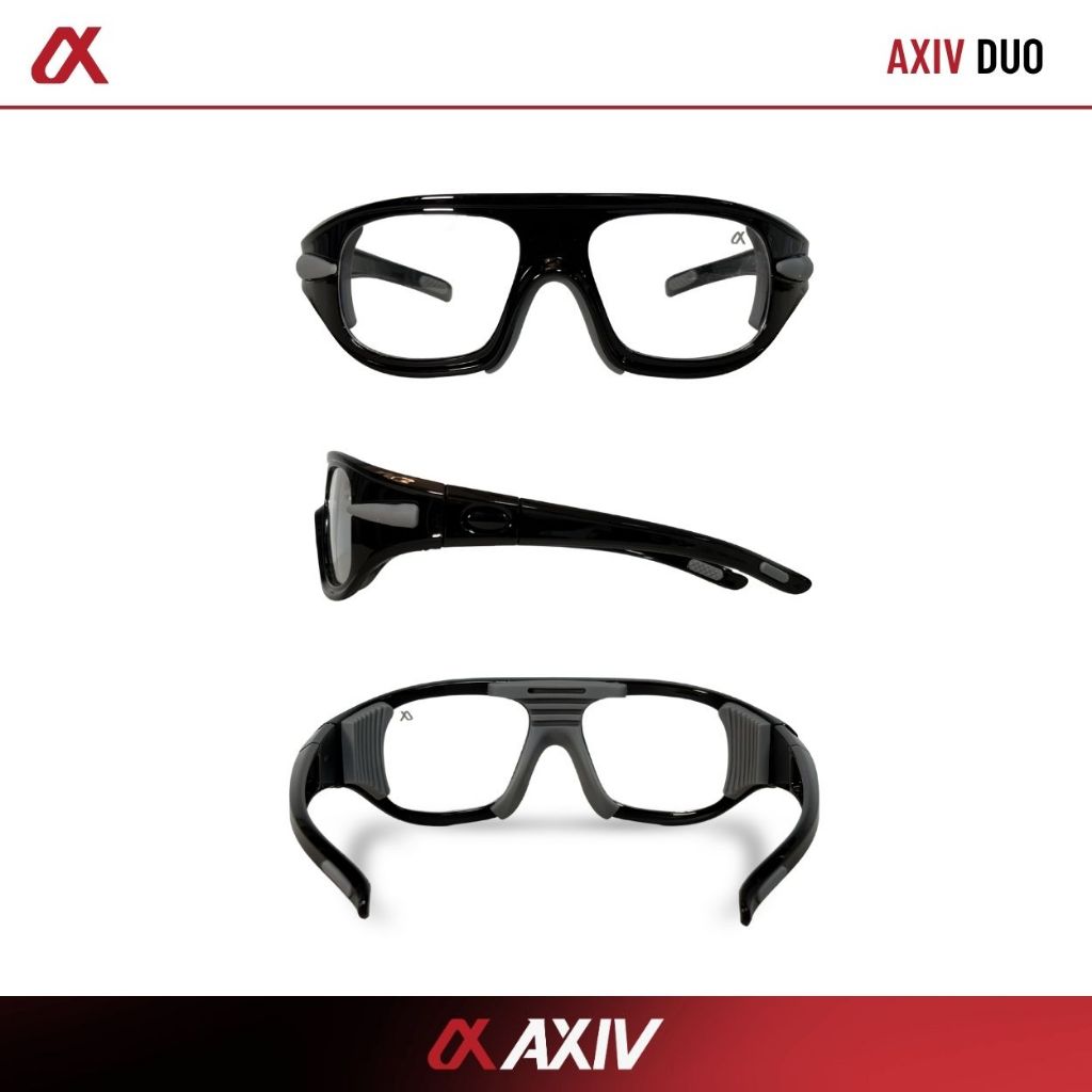 AXIV نظارة رياضية DUO 2 في 1 بأذرع وحزام قابلة للتبديل — صورة 4