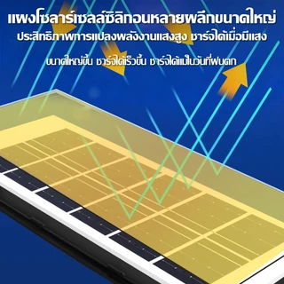 【รับประกัน10ปี】โซล่าเซลล์ ไฟถนน 16000W ไฟถนนโซล่าเซลล์ ไฟโซล่าเซลล์ Solar Light IP67กันน้ำป้องกันฟ้าผ่า แสงสีขาว