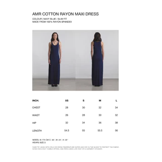 AMR DE SAISON ( AIMER ) - AMR Cotton Rayon Maxi Dress