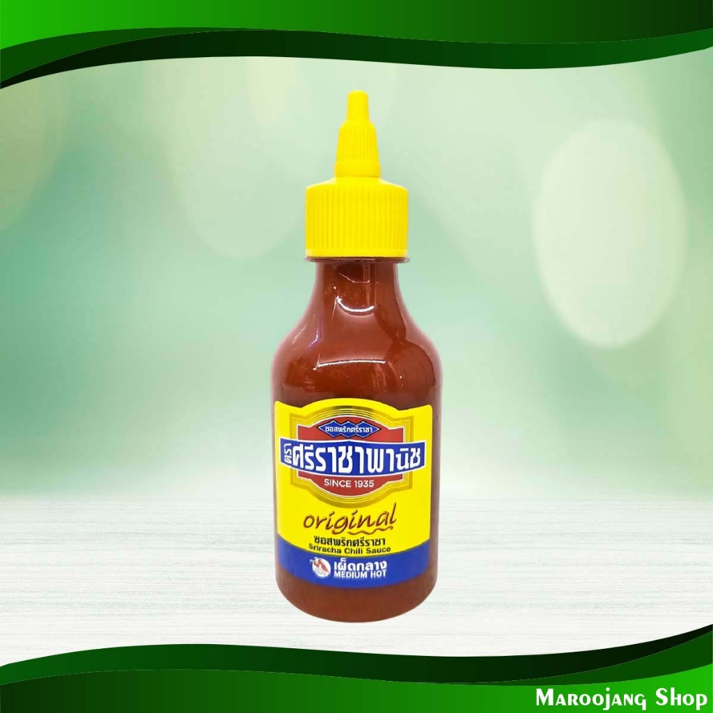 ซอสพริกเผ็ดกลาง ศรีราชาพานิช 230ก. Medium Spicy Chili Sauce Sriracha Panich